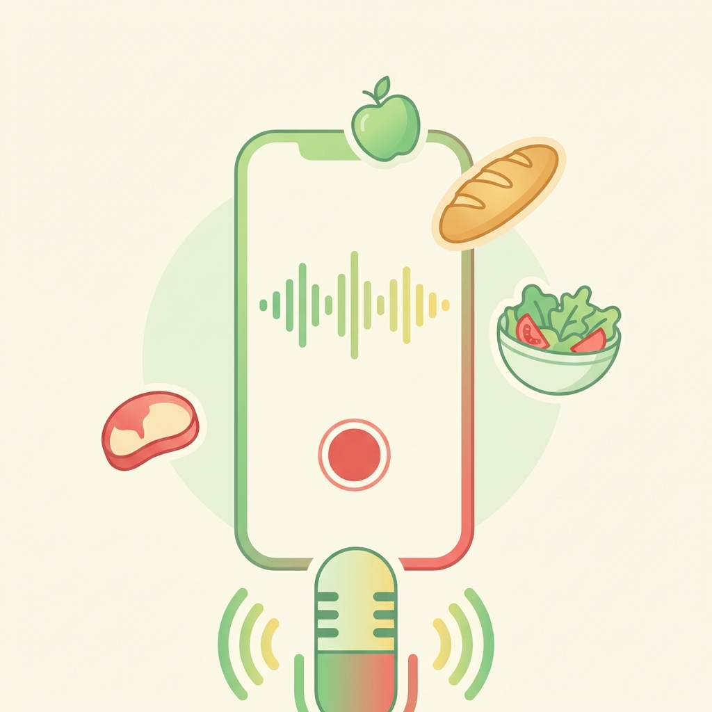 Voice recording to track calories